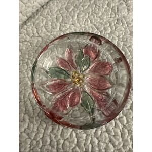 Mikasa Studio Nova 5 1/8" Glass Bowl Flower Candy Nut dish Excellent